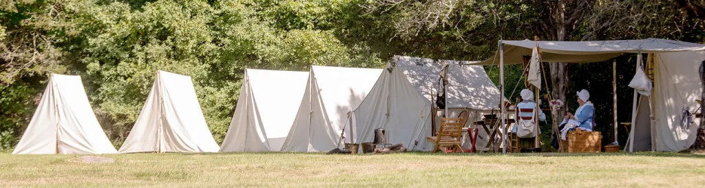 Reenactment at Mount Independence